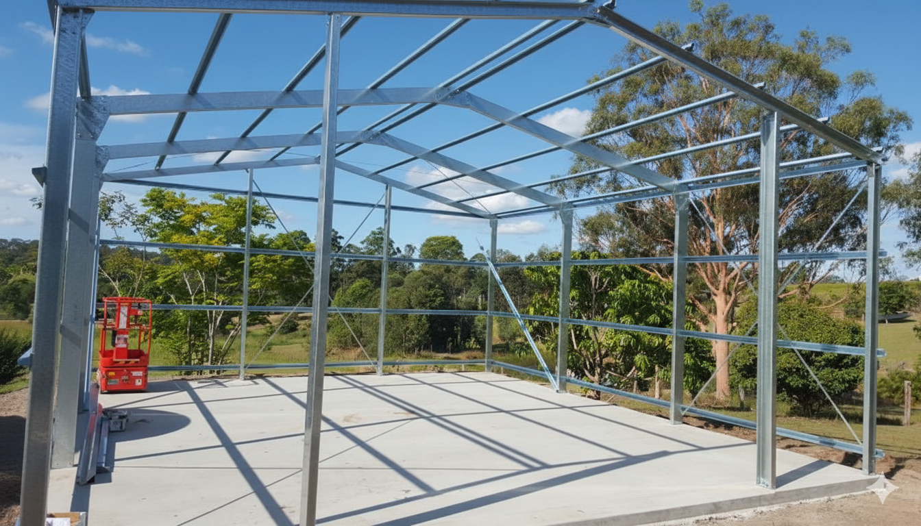 Steel Fabrication Shed Frames