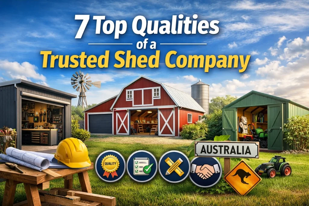 7 Top Qualities of a Trusted Shed Company