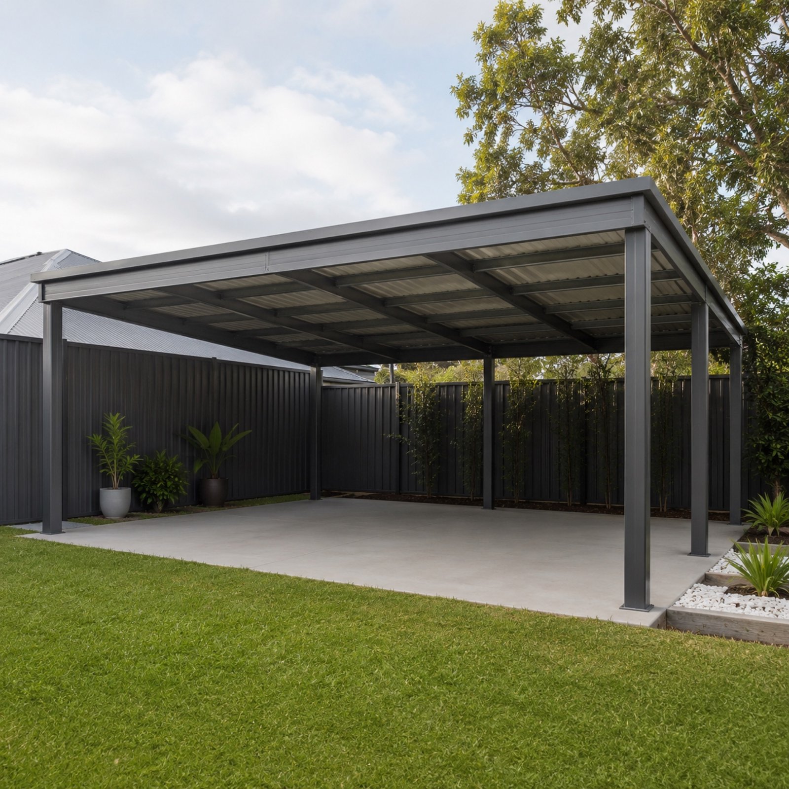 modern carport