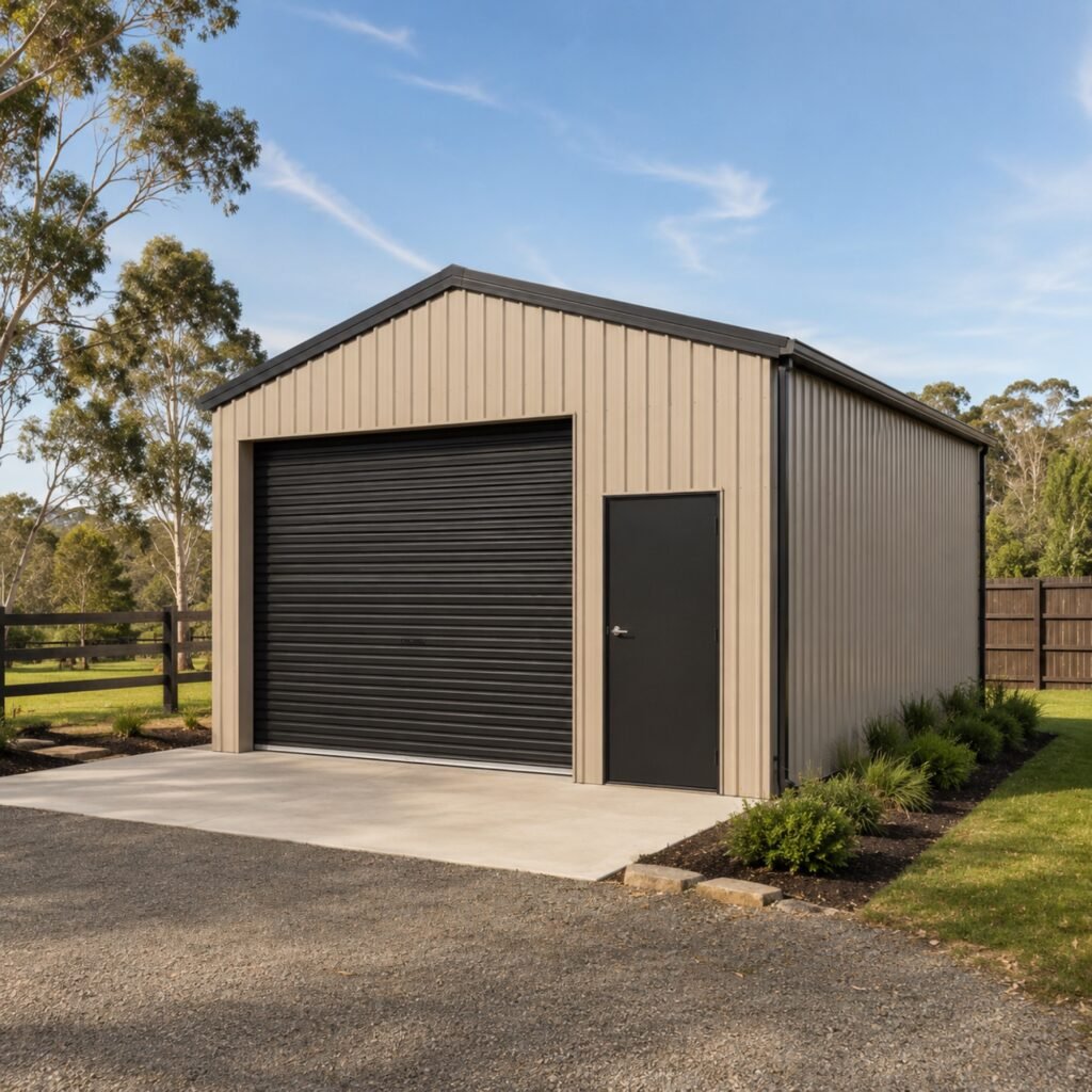 Single Garage Shed Dimensions in Australia: Standard Sizes, Clearance & Layout Tips